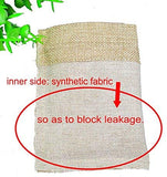 40 x Vintage burlap jute party favour bags small drawstring bags for sweets jewelry gift dry flower