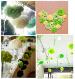 10 x 10 inch 25 cm tissue pompoms decorations accessories paper flower balls for wedding