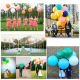 6 Durchm. 36" 90 cm großer Latex-Riesen-Jumbo-Ballon für Hochzeit, Geburtstag, Abschlussfeier, Festival