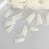 500 pcs clear + 500 pcs natural, assorted sizes French false nail tips for gel nails acrylic nails