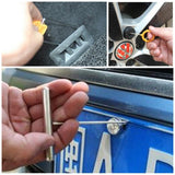 Ensemble d'outils de dépose de garniture de rembourrage automobile en plastique, Kit d'outils de dépose de garniture de panneau de voiture 12 pièces