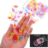 100 Mini Dummy Pacifier Acrylic Soothers, Table Scatter Confetti Party Favour Decoration Accessories