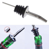 16 x Stainless steel liquor bottle speed pourer pourers with rubber cap for liquor Wine oil liqueur