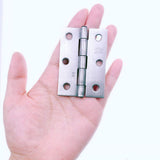 10 x Stainless Steel Cabinet Drawer Butt Hinge connectors 2.5 inch + 60 x Replacement Hinge Screws