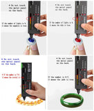 Portable electronic tester pen for diamond crystal agate lade