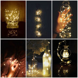 4 x Vintage 6.6ft (2m) Micro LED String Lights Battery Fairy Lights for Outdoor Indoor Decorations