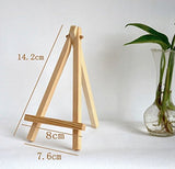 10 x kleine Holztafel-Staffelei, Partyschild, Fotohalter, Ständer, Hochzeit, Geburtstag, Stehtisch
