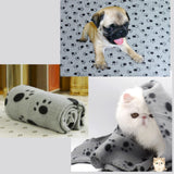 Grande couverture polaire lavable, douce et chaude, beige, gris, noir, 3 pièces, 100cm x 70cm, pour chien et chat, tapis de lit pour animaux de compagnie