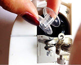 50 x Transparent Plastic sewing machine bobbins spools Brother Janome Singer Elna Babylock Kenmore