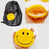 8 x Plush Emoji Coin Purse 11 cm Small Pouch Velvet Zipped Emoticon Bag Birthday Gift for Kids