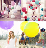 6 x diameter 36" 90cm colourful latex giant jumbo big balloon for wedding birthday party baby shower