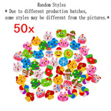 50 Cute little rubber pencil eraser set for children party favours kids birthday party bag fillers