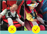 3 Soft safety baby car seat head support strap toddler holder belt fastening band stop kids necks