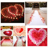1000 pcs White Artificial Silk Rose Petals for Wedding Confetti Valentine's Day Romantic Party