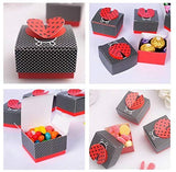 50 x Ladybug favour boxes paper gift sweets box for wedding kids birthday baby shower christening