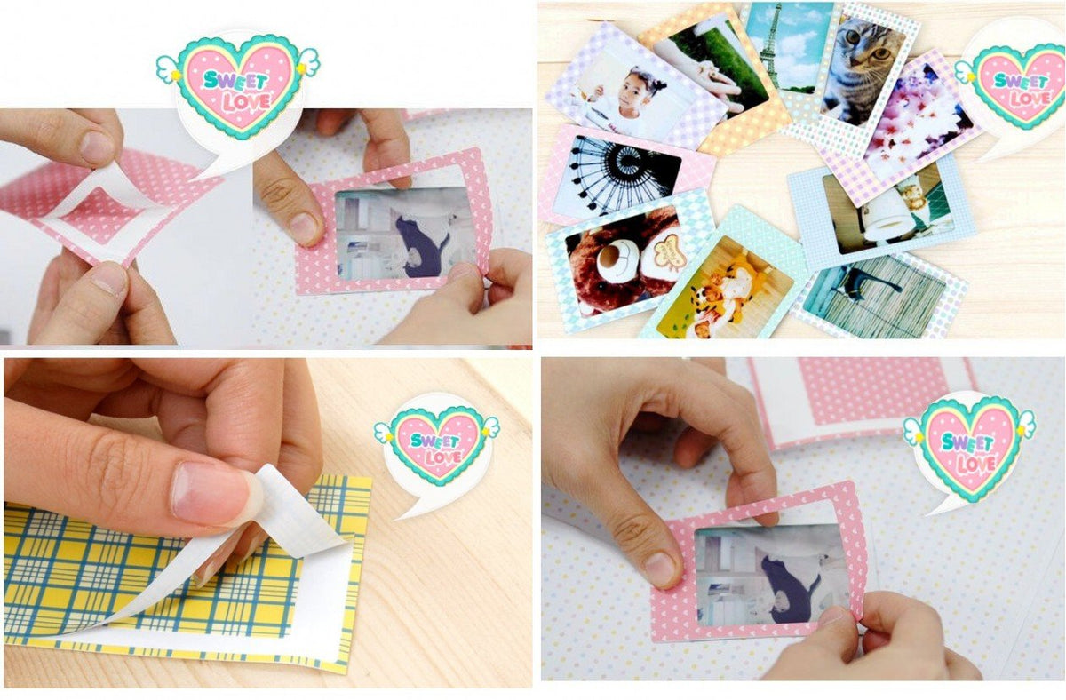 140x Instant instax photo frames borders stickers for Fujifilm Instax – JZK