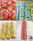 600x Monster self-adhesive cookie bags sweetie bags candy bags party treat bags for sweets snacks