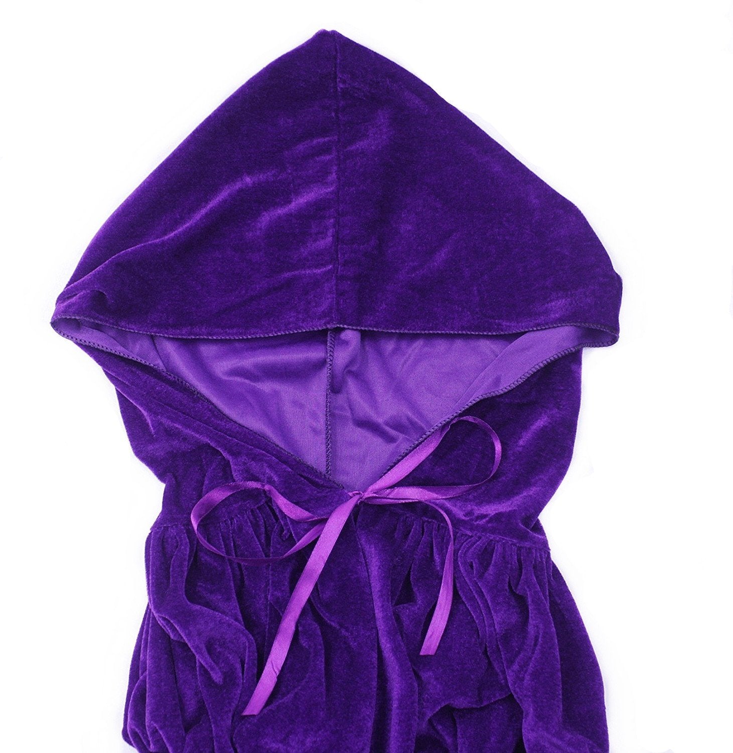 GOLDSTITCH Full Length Velvet Cape With Hood - Reversible Cloak For Halloween, Cosplay, Vampire & Witch Costumes
