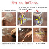 5 transparent 40cm giant LED light balloon 70 cm pole+3 meters LED string light + balloon pump