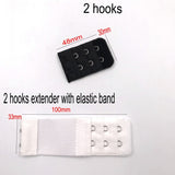 27x Assorted colours sizes bra strap extender 2 hook 3 hook 1 hook bra extension set