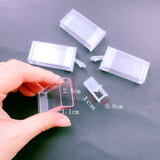 Aufbewahrungsbox für Diamantmalerei-Edelsteine ​​mit 64 einzelnen Fächern mit Deckel, Meeresperlen-Organizer