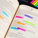 2128 pcs Mini Sticky Notes Translucent Plastic Index tabs Book Page Marker neon Highlight Flags