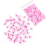 100 x rosa Mini-Schnuller, Schnuller, Acryl, Schnuller, Tischstreuer, Konfetti, Party-Dekorationszubehör