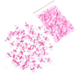 Mini sucette factice rose, 100 x, sucettes en acrylique, confettis dispersés sur Table, accessoires de décoration de fête
