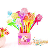 24 Novelty pens for kids lollipop ballpoint pen cute biro pen stationery gift for girls children