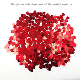 5000 x 1cm plastic red love heart wedding confetti dinner table scrapbook