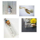 20 pcs 5ml Small Glass Bottle with Cork, Mini Glass Bottle with Stopper