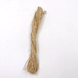 100 paper gift tags kraft paper+20m jute string price tags luggage gift labels birthday kraft card