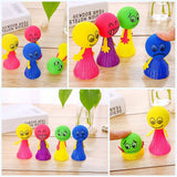 8pcs Emoji creative cute bouncing dolls kids birthday party favours party bag fillers party supplies