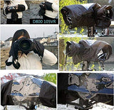 Kamera-Regenschutz für DSLR-SLR-Digitalkameras + Objektiv insgesamt bis zu 32 cm Länge Canon Nikon