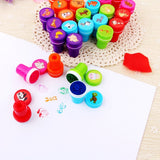 30 ink stamps for kids stamp set self  stamper children birthday party