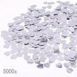 5000 pcs 1cm specular plastic silver love heart  confetti scatter, scrapbook, craft accessories