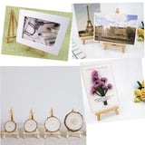 10 x petit tableau en bois chevalet d'affichage signe de fête porte-photo support table de bar d'anniversaire de mariage