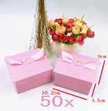 50" It's A Girl" Pink Baby Girl Baby Shower Favour Boxes Paper Sweets Box Macaron Chocolate Cookie