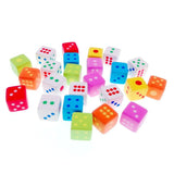 24 Novelty little rubber toy dice pencil eraser set for children party favours kids birthday gift