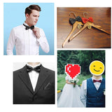 10 x mehrfarbige, vorgebundene Herrenfliegen für Hochzeiten, Partys, formelle oder besondere Anlässe