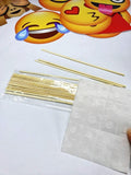 27 x Emoji Photo Booth Props Paper Party Selfie Props on Stick for Party Supply Accessory
