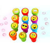 36 Emoticon-Emoji-Tintenstempel für Kinder, Stempelset, selbstfärbender Stempel für Kinder, Partygeschenke, Geschenke