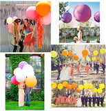 6 x diameter 36" 90cm colourful latex giant jumbo big balloon for wedding birthday party baby shower