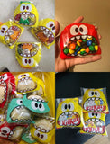 400x Monster self-adhesive cookie bags sweetie bags candy bags party treat bags for sweets snacks