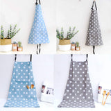 2 x Star Chefs kitchen apron cotton canvas apron with 2 pockets for women girls adults for cooking
