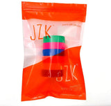 JZK 6 Rouleaux de Ruban Gaffer Fluorescent Néon Lueur Sous la Lumière Noire ou la Lumière UV, Ruban Adhésif à Code Couleur en Tissu Mat, Décorations pour Fête Lumineuse Halloween