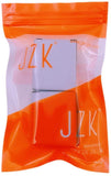 JZK 2 Sets Frameless Mirror Fixing Clips and Fittings for Bathroom Wall, Spring Loaded Metal Mirror Hanger Clips with Screws and Plugs