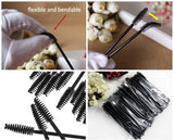 120 x brosses à cils jetables brosse à mascara baguettes à sourcils applicateur de maquillage pour le maquillage