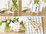 10 x kleine Holztafel-Staffelei, Partyschild, Fotohalter, Ständer, Hochzeit, Geburtstag, Stehtisch