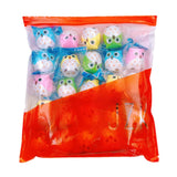 JZK 24 x Novelty two holes pencil sharpener with container owl toy for children birthday favours kids party bag filler thank you gift game prizes for girls boys